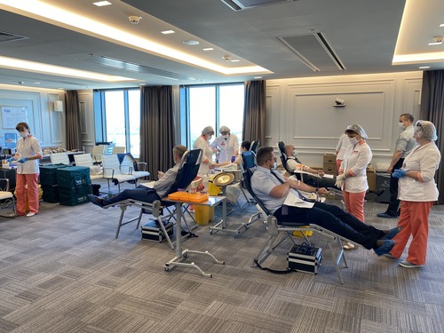 Работники ООО "Газпром флот" приняли участие во Всемирном дне донора крови